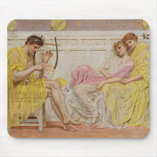 Ein Musiker, c.1867 (Öl auf Leinwand) Mousepad (Vorne)