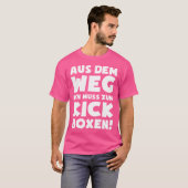 Ein Muss für Kickboxing-Funny Kick-Boxer Kickbo T-Shirt (Vorne ganz)