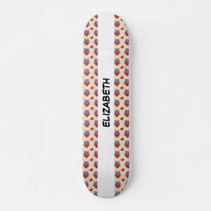 Ein Muster für eine zu große Liebe   Name hinzufüg Skateboard