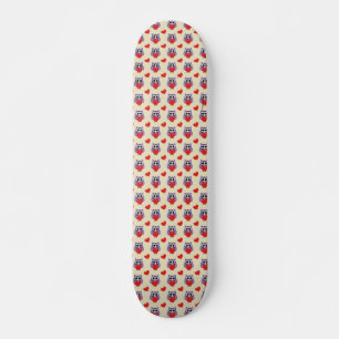 Ein Muster für eine zu große Liebe Skateboard