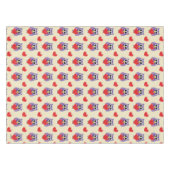 Ein Muster für eine zu große Liebe Tischdecke (Vorderseite (Horizontal))