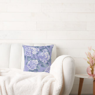 Ein Muster voller Hydrangeas Kissen