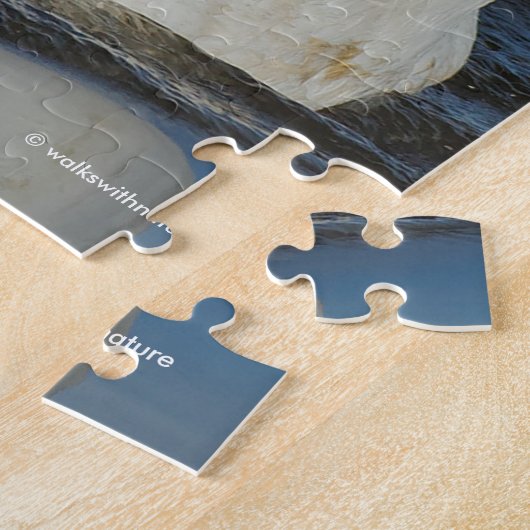 Ein Mute Swan nähert sich Puzzle (Seite)