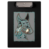 Ein mutiger Geist wird die Welt erobern Klemmbrett (Vorderseite)