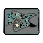 Ein mutiger Geist wird die Welt erobern Magnet (Horizontal)