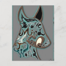 Ein mutiger Geist wird die Welt erobern Postkarte