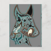 Ein mutiger Geist wird die Welt erobern Postkarte (Vorderseite)