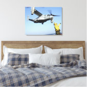 Ein MV-22 Osprey startet von der USS Nassau Leinwanddruck (Insitu (Schlafzimmer))