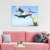 Ein MV-22 Osprey startet von der USS Nassau Leinwanddruck (Insitu (Wohnzimmer))