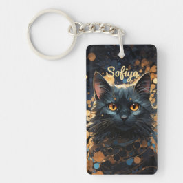 Ein mysteriöser, majestätischer Glitzer Schlüsselanhänger