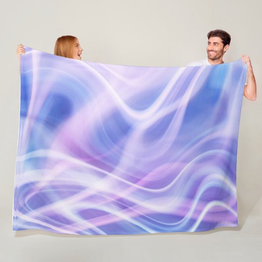Ein mystischer Pastellnebel Fleecedecke (Beispiel)