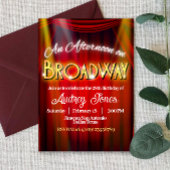 Ein Nachmittag am Broadway Einladung