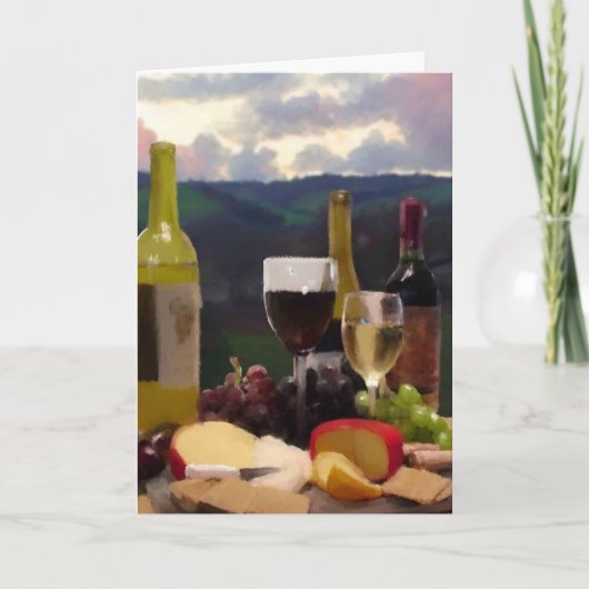 Ein Nachmittag im Wein-Land Karte (Vorderseite)