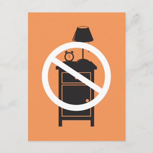 Ein Nachttisch Postkarte (Vorderseite)