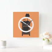 Ein Nachttisch Quadratische Wanduhr (Zuhause)