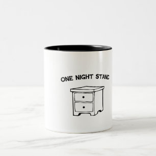 Ein Nachttisch Zweifarbige Tasse