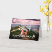 Ein nagelneues Abenteuer erwartet Auf Wiedersehen Karte (Gelbe Blume)