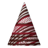 Ein nah-up-Bild eines farbigen Bildschirms mit ein Partyhütchen (Links)