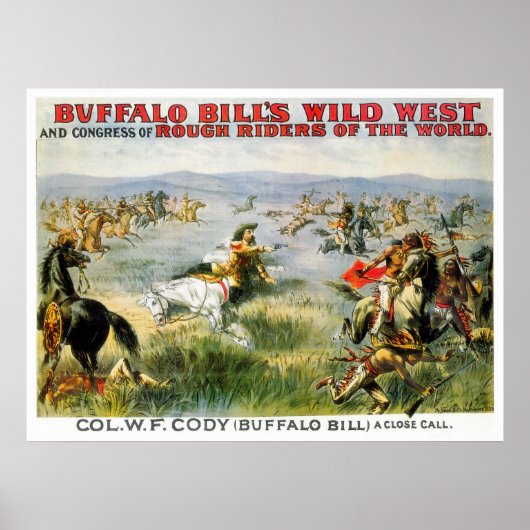 Ein Naher Anruf - Buffalo Bill Poster (Vorne)