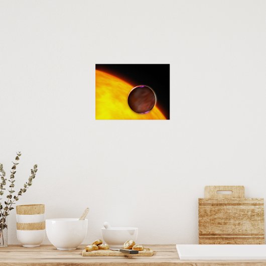 Ein naher Extrasolarplanet Poster (Küche)