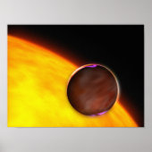 Ein naher Extrasolarplanet Poster (Vorne)