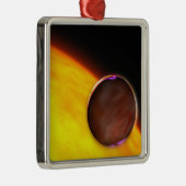 Ein naher Extrasolarplanet Silbernes Ornament (Rechts)