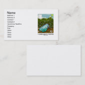 Ein naherer Blick auf ein Nahrungsmittelnetz Visitenkarte (Vorne/Hinten)