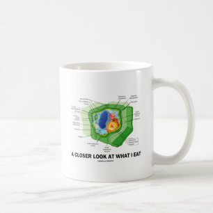 Ein naherer Blick auf, was ich esse Kaffeetasse