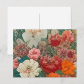 ein nahes Bild von Blume Einladungspostkarte (Vorne/Hinten)