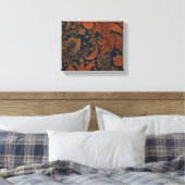 ein nahes Blumenmuster Leinwanddruck (Insitu (Schlafzimmer))