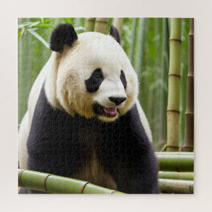 Ein Nahes Portrait eines Panda Puzzle