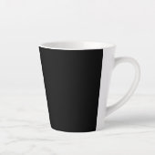 Ein nahtloser dunkler schwarzer texturierter Hinte Milchtasse (Rechts)