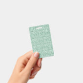 Ein nahtloses geometrisches Muster mit Interlockin Ausweis (Handheld)