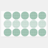 Ein nahtloses geometrisches Muster mit Interlockin Etiketten (Blatt)