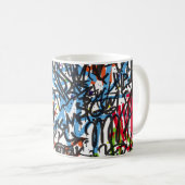 ein nahtloses Muster. Graffiti background.art,pat Kaffeetasse (VorderseiteRechts)