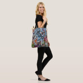 ein nahtloses Muster. Graffiti background.art,pat Tasche (Am Model)