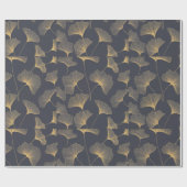 Ein nahtloses Muster mit Blätter aus Ginkgo-Leaf Geschenkpapier (Flach)