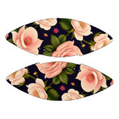 Ein nahtloses Muster mit rosa Rosen auf einem dunk Football (Paneele)