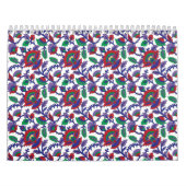 Ein nahtloses, symmetrisches Muster mit Wiederholu Kalender (Titelbild)