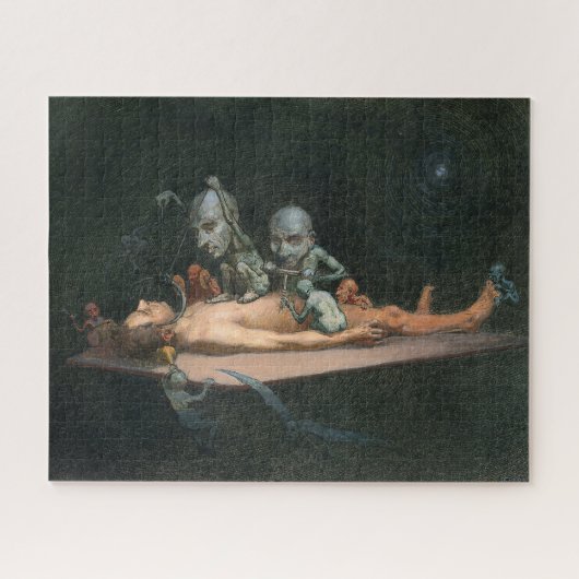Ein Nahtoderlebnis eines Mannes und gotische Geist Puzzle (Horizontal)