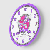 Ein Name für einen Buchstaben, d. h. ein Wappen li Große Wanduhr (Winkel)