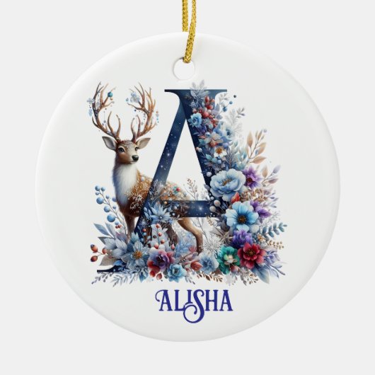 Ein Name Weihnachtsschmuck (Vorne)