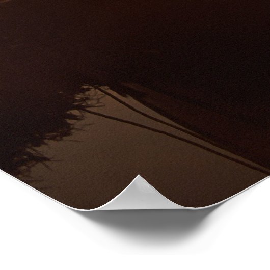 Ein Narrowboat auf dem Oxford Canal Poster. Poster (Ecke)