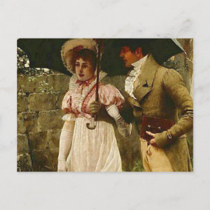 Ein nasses Sonntag Morgen Postkarte