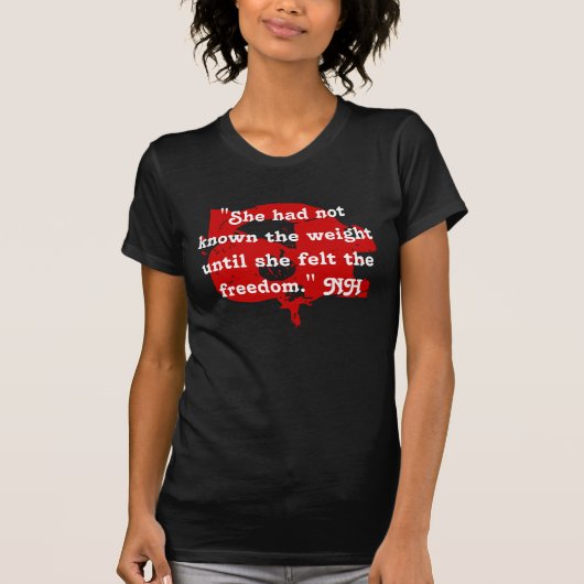 Ein Nathaniel Hawthorne Fans ROTES T-Shirt (Vorderseite)