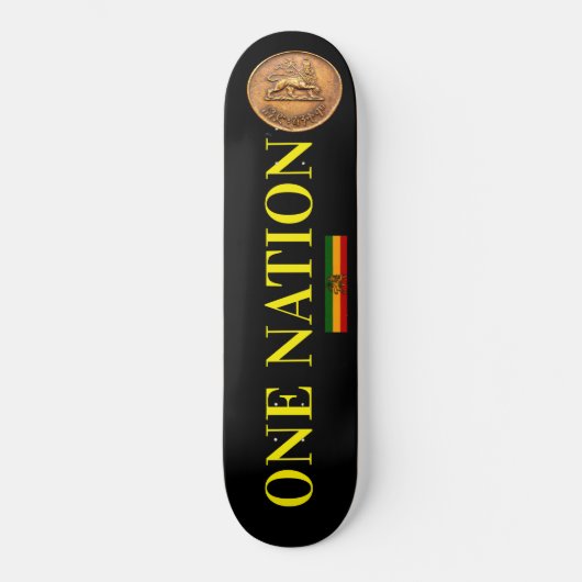 EIN NATIONALES Skateboard (Vorderseite)