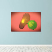 Ein natürliches Killerzellinjektionstoxin Leinwanddruck (Insitu (Holzboden))