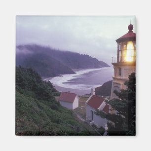 Ein nebeliger Tag an der Küste von Oregon in der H Magnet