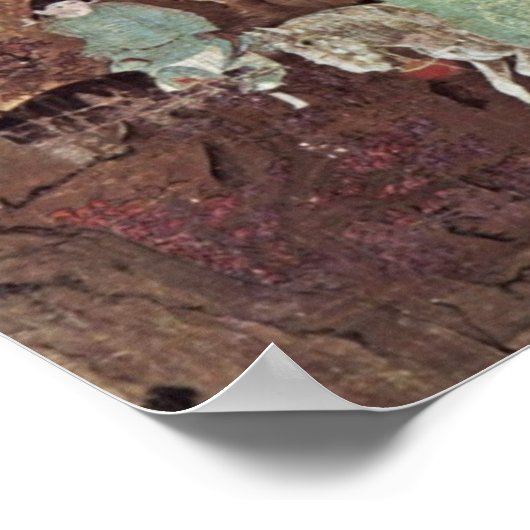 Ein Nebenpferd für den Xuanzong-Kaiser von Tang vo Poster (Ecke)