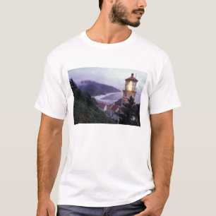 Ein nebiger Tag an der Küste von Oregon in der Hec T-Shirt